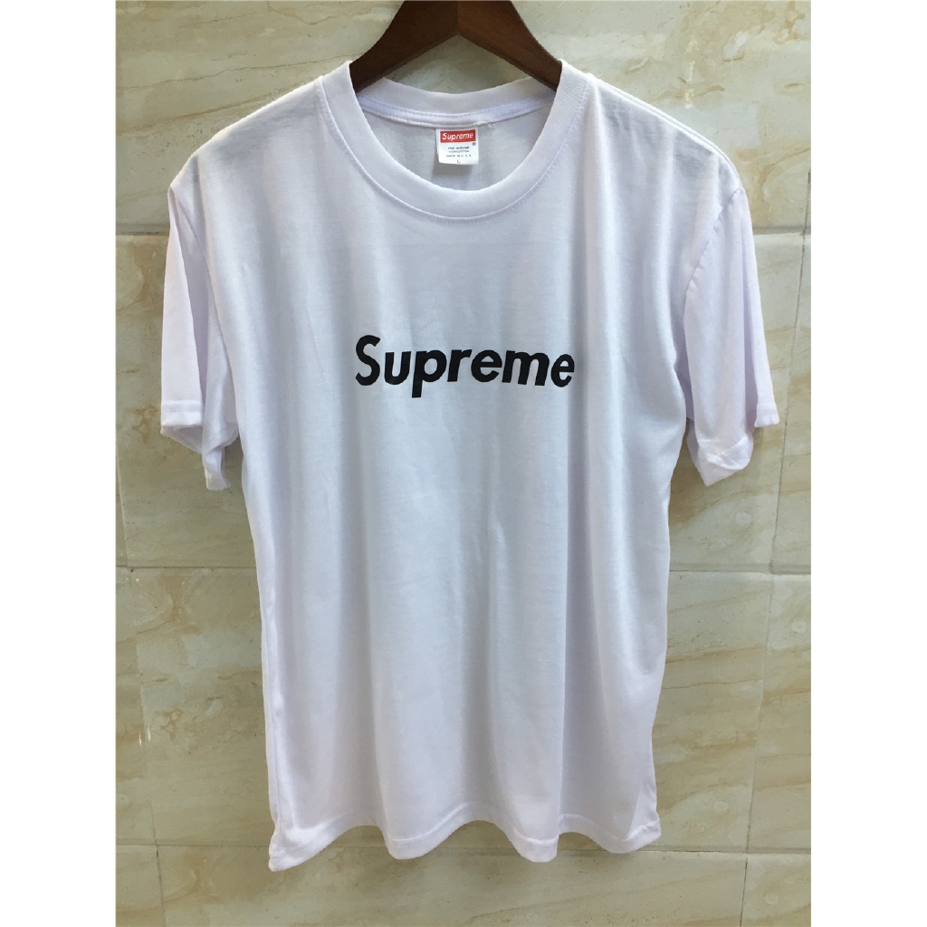 เสื้อยืดlogo-printed-round-neck-and-cotton-mens-womens-short-sleeve-t-shirt-unisexual-hip-hop-comfortable-soft-cotton