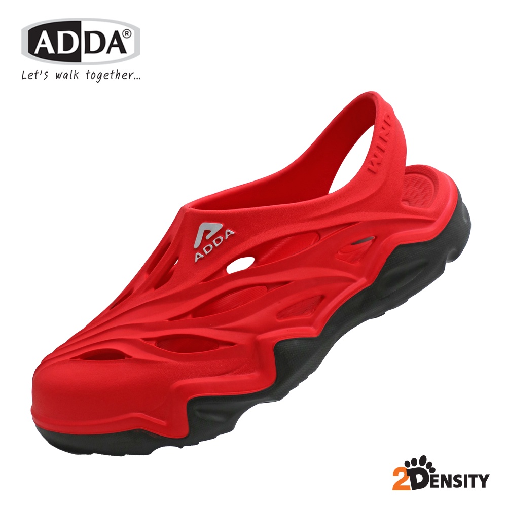 ภาพหน้าปกสินค้าADDA 2density รองเท้าแตะ รองเท้าลำลอง สำหรับผู้ชาย แบบสวมหัวโต รัดส้น รุ่น 5TD75M1 (ไซส์ 7-10)
