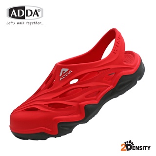 เช็ครีวิวสินค้าADDA 2density รองเท้าแตะ รองเท้าลำลอง สำหรับผู้ชาย แบบสวมหัวโต รัดส้น รุ่น  5TD75M1 (ไซส์ 7-10)