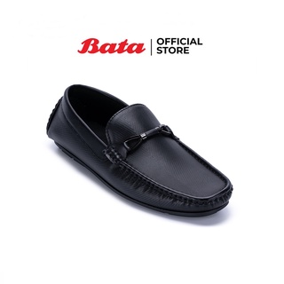 ภาพหน้าปกสินค้าBata บาจา รองเท้าลำลอง รองเท้าหนังPUใส่ง่าย รองเท้าแบบสวม รองเท้าหุ้มส้น สำหรับผู้ชาย รุ่น Vernon สีดำ 8416866 ซึ่งคุณอาจชอบราคาและรีวิวของสินค้านี้