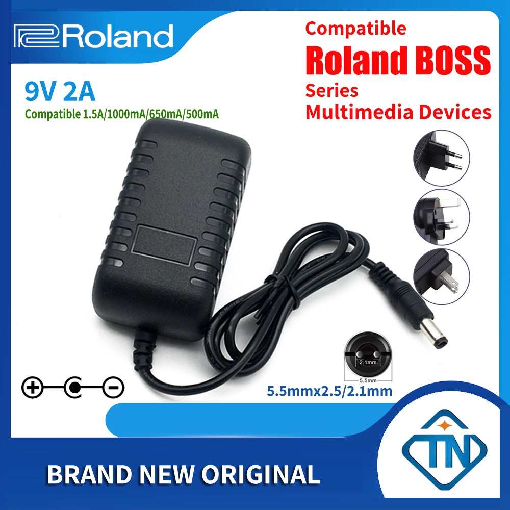 อะแดปเตอร์พาวเวอร์ซัพพลาย 9V 2A AC DC PSB-1U สําหรับ Roland JUNO-D