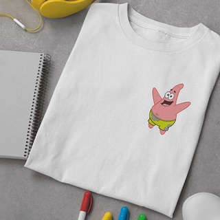 เสื้อยืดพิมพ์ลายแฟชั่น GG Clothing Patrick Star Tshirt Cotton Tee printed Shirt T-Shirt tee graphic tshirt for Men for W