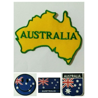 อาร์ม ตัวรีดติดเสื้อ อาร์มปัก Patch ตกแต่งเสื้อผ้า หมวก กระเป๋า #ธงชาติออสเตรเลีย #ออสเตรเลีย #AUSTRALIA