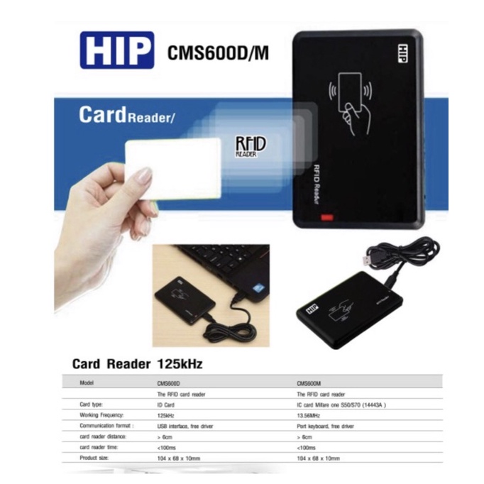 usb-reader-hip-รุ่น-cms-600-d-ใช้-add-บัตร-เข้ากับคอมโดยตรง