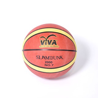 ภาพขนาดย่อของภาพหน้าปกสินค้าVIVA บาสเกตบอลยาง รุ่น 2000 Slam Dunk เบอร์ 7 (สีน้ำตาล/เหลือง) จากร้าน vivasunsports บน Shopee