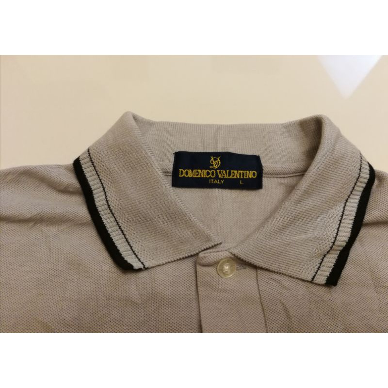 valentino-brand-2nd-hand-เสื้อโปโลแขนยาว-deadstock-แท้สภาพใหม่งานขายในประเทศญี่ปุ่นราคา-7-800-เยน-ผลิตที่ประเทศเวียดนาม