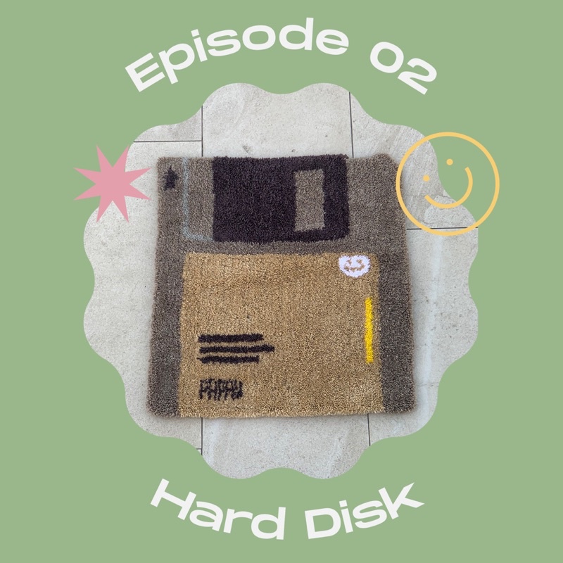 พรมแต่งห้องลายแผ่นดิสก์ Disk tufting rug | Shopee Thailand