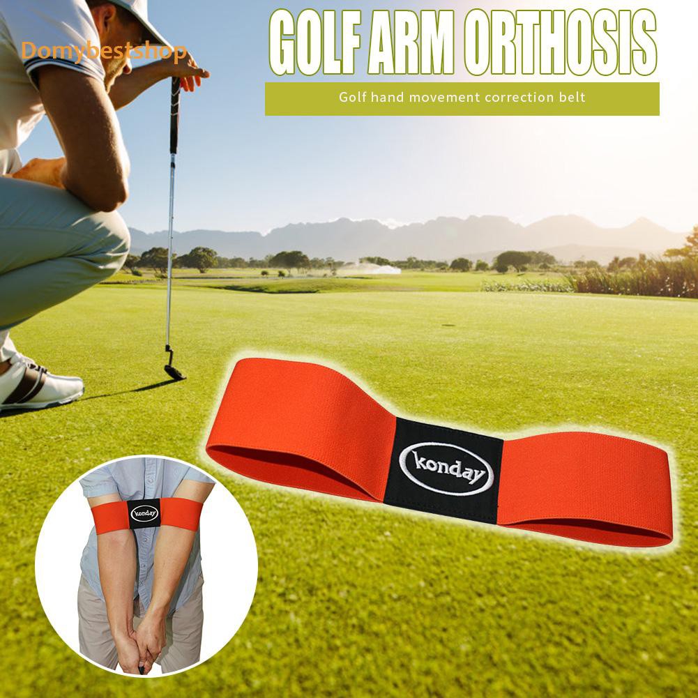 ฅdbฅelastic-golf-swing-trainer-belt-golf-arm-posture-alignment-correction-band