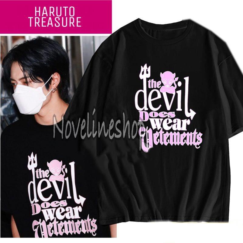 เสื้อยืดผ้าฝ้าย-พิมพ์ลาย-the-devil-haruto-treasure-30s-สําหรับผู้ชาย-และผู้หญิง-30s