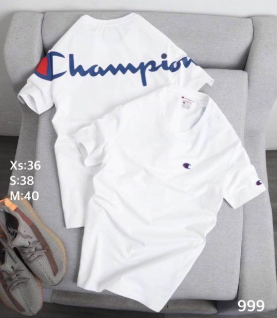 เสื้อยืดคอกลม-champion-งานป้ายผ้านุ่ม