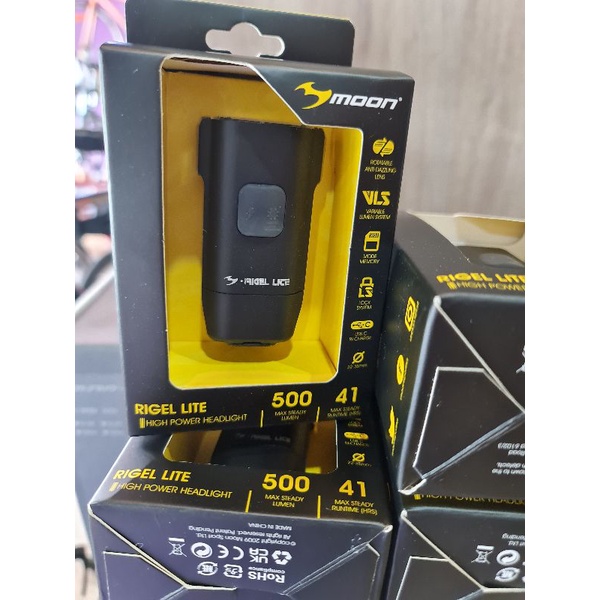 ไฟหน้าจักรยาน Moon Rigel lite ความสว่าง 500 Lumen | Shopee Thailand