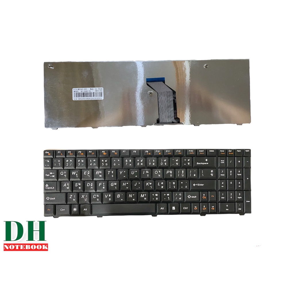 คีย์บอร์ดโน๊ตบุ๊ค-keyboard-lenovo-lenovo-g560-g565-g560a-g565a-th-eng