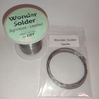 สินค้า ตะกั่วเงิน Wonder Solder Signature 1.27mm Audio grade แบ่งขายเมตรละ 150 บาท