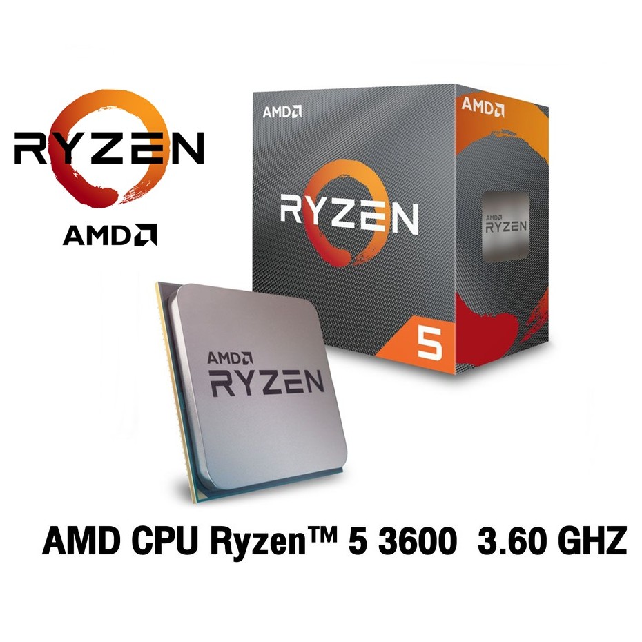 ภาพหน้าปกสินค้าCPU (ซีพียู) AMD AM4 RYZEN 5 3600 3.6GHz Warranty 3 - y จากร้าน hardware_corner บน Shopee