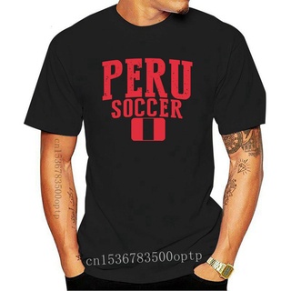 เสื้อยืดโอเวอร์ไซส์เสื้อยืด พิมพ์ลายการ์ตูนทีมชาติฟุตบอล Peru สไตล์เรโทร สําหรับผู้ใหญ่S-3XL