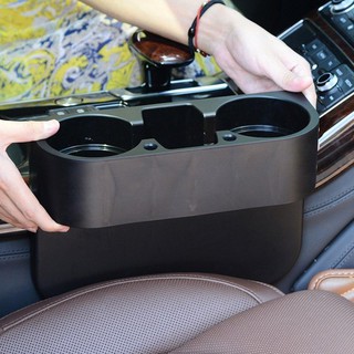 เช็ครีวิวสินค้าที่วางแก้วน้ำในรถ ที่ใส่แก้วน้ำ   ที่ใส่ของอเนกประสงค์ในรถ ที่วางแก้วและมือถือในรถ สามารถวางได้ทั้งแก้วน้ำ ขวดน้ำ