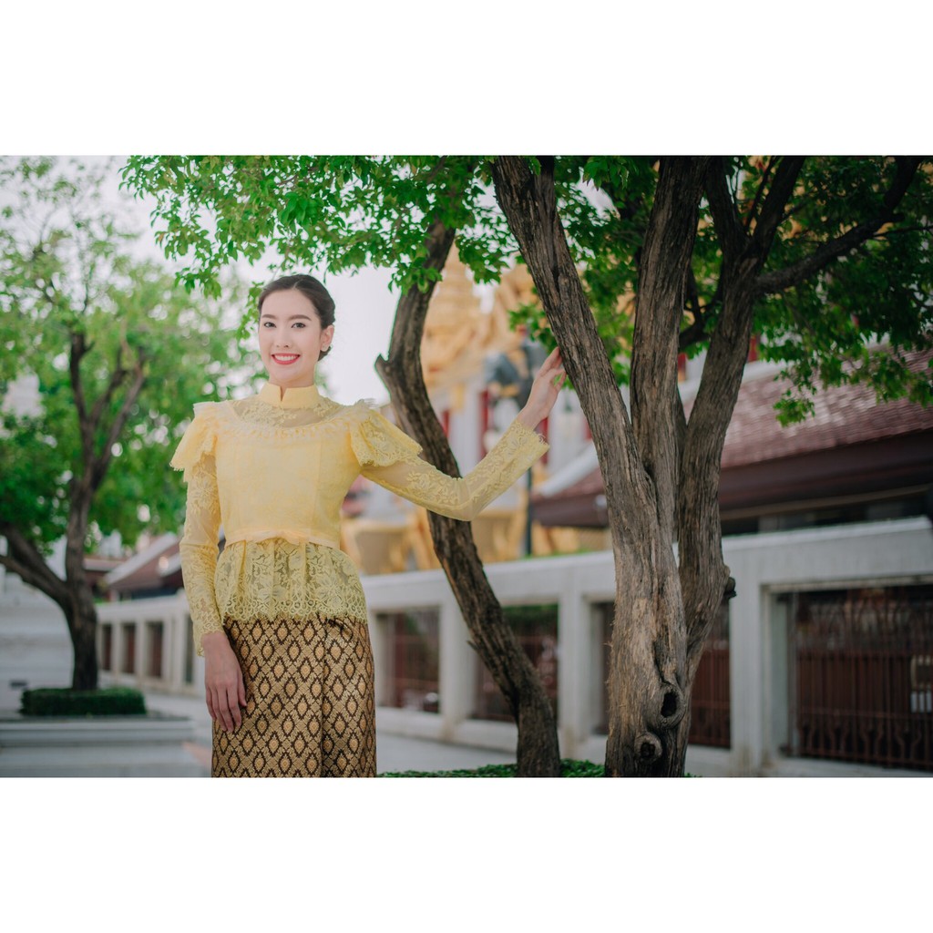 เสื้อไทยสมัยรัชกาลที่-5-สำหรับใส่ออกงาน-งานแต่ง-งานหมั้น-งานบวช-งานมงคล-เกรดพรีเมี่ยม-ใส่สบาย-ไม่ค้น