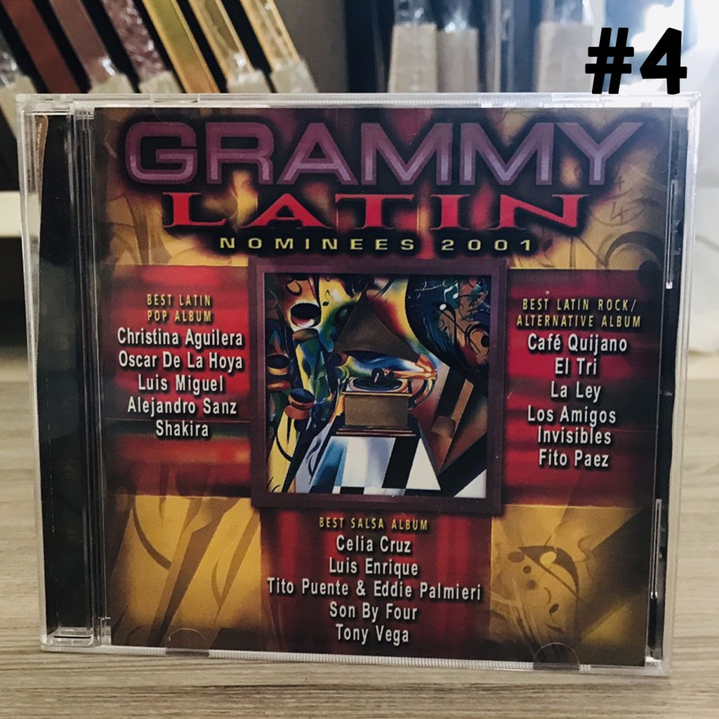 CDเพลง เพลงสากล เพลงเก่า มือสอง Grammy Latin Nominees 2001 Shopee