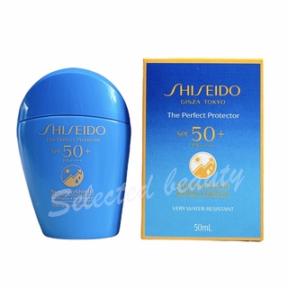 Shiseido The perfect Protector Synchro Shield Wetforce x HeatForce UV SPF50+ Pa++++ 50ml กันแดดรุ่นใหม่