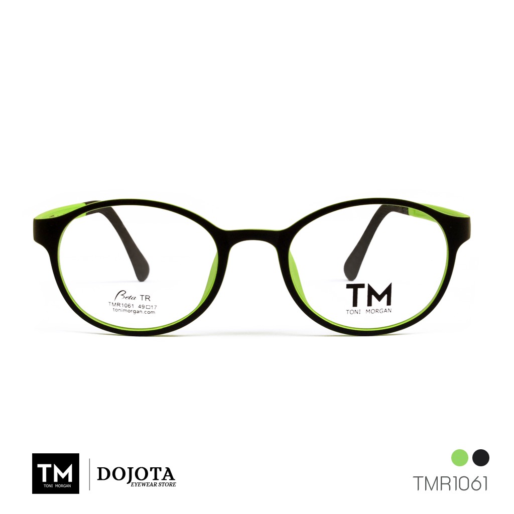 กรอบแว่นน้ำหนักเบา-toni-morgan-รุ่น-tmr1061-สีดำ-เขียว