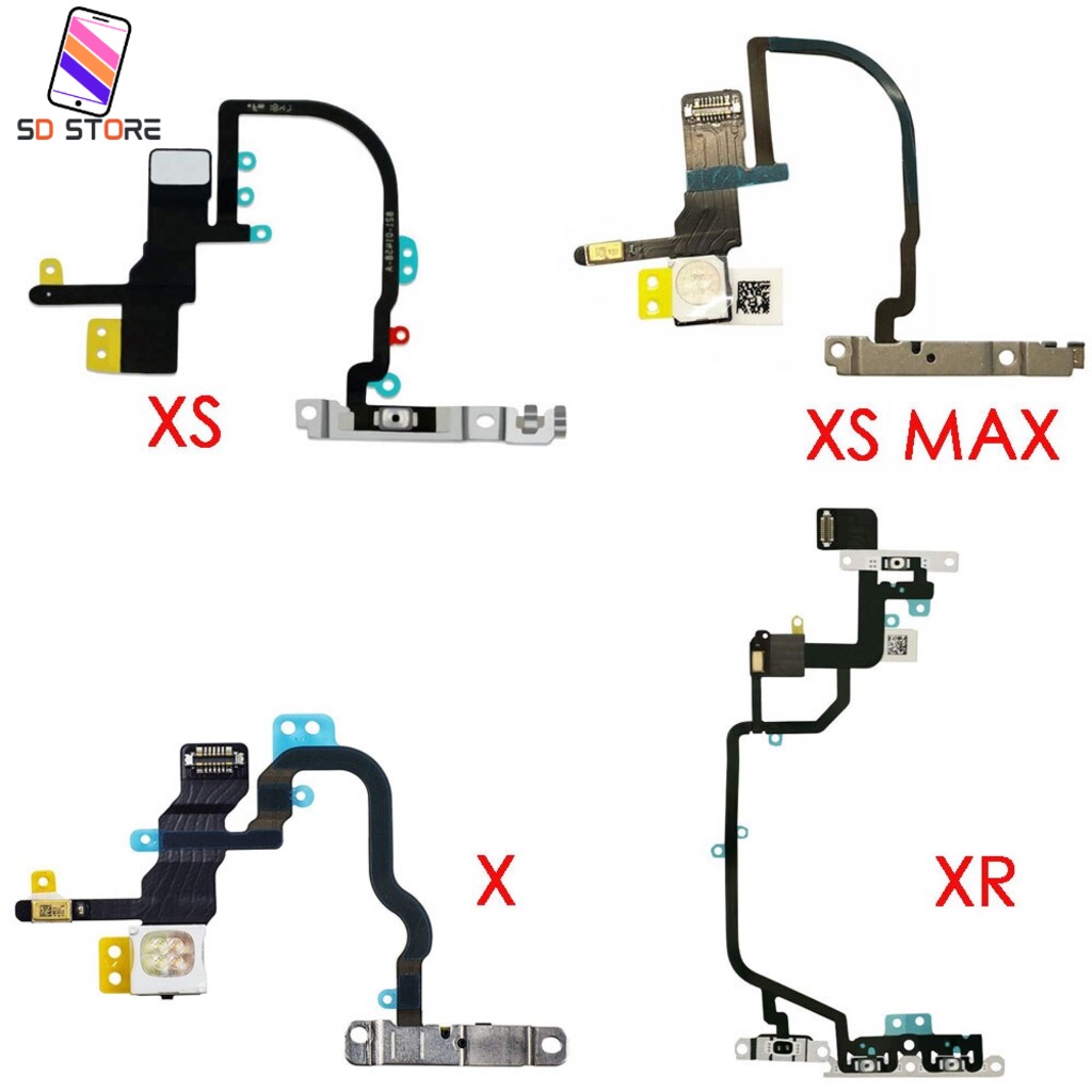 ภาพหน้าปกสินค้าแพรปุ่มสวิตซ์ เปิด ปิดเครื่อง Power Flex ไอโฟน X XR XS XSmax จากร้าน jb_electric บน Shopee