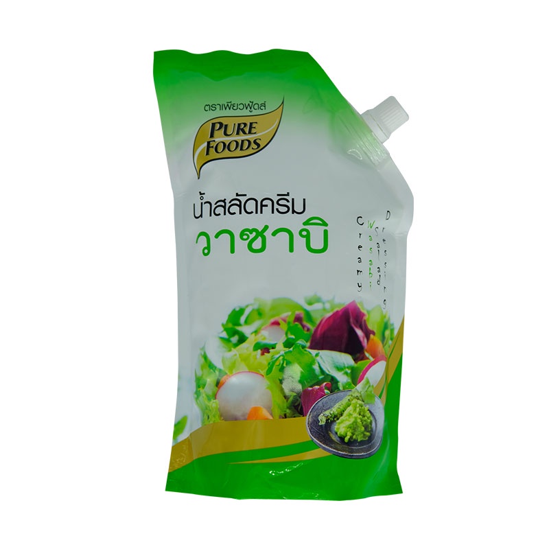 เพียวฟู้ดส์ น้ำสลัดครีมวาซาบิ 1000 กรัม/PF Creamy Wasabi Dressing 1000