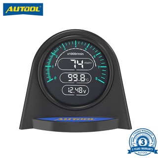 AUTOOL X70 OBD2 สมาร์จเกจ วัดความเร็ว Smart Gauge Digital Meter/Display โวลท์แบต ตั้งกับ port obd2  รับประกัน 3 ปี