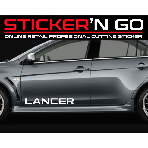 สติกเกอร์ออกแบบให้ตัด LANCER ที่กําหนดเอง | Shopee Thailand