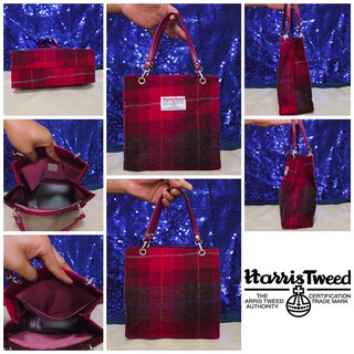 👝: HARRIS TWEED Pink Tote Bag แท้💯%