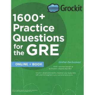 DKTODAY หนังสือ 1600 + PRACTICE QUESTIONS FOR THE GRE+ONLINE