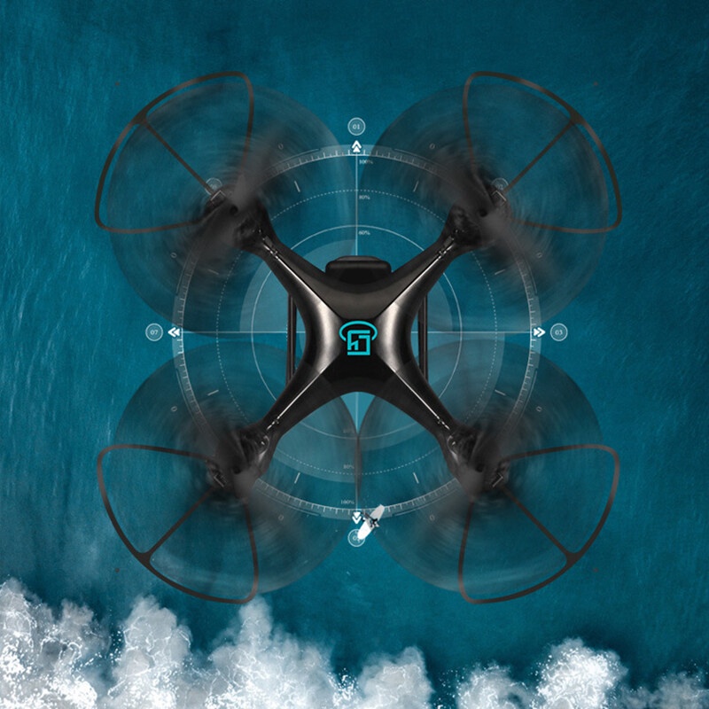 ภาพสินค้าRC Drone Quadrocopter UAV with 4K Camera Profesional WIFI Wide-angle Aerial Photography Long Life Remote Control Toys จากร้าน pun1_mall บน Shopee ภาพที่ 3