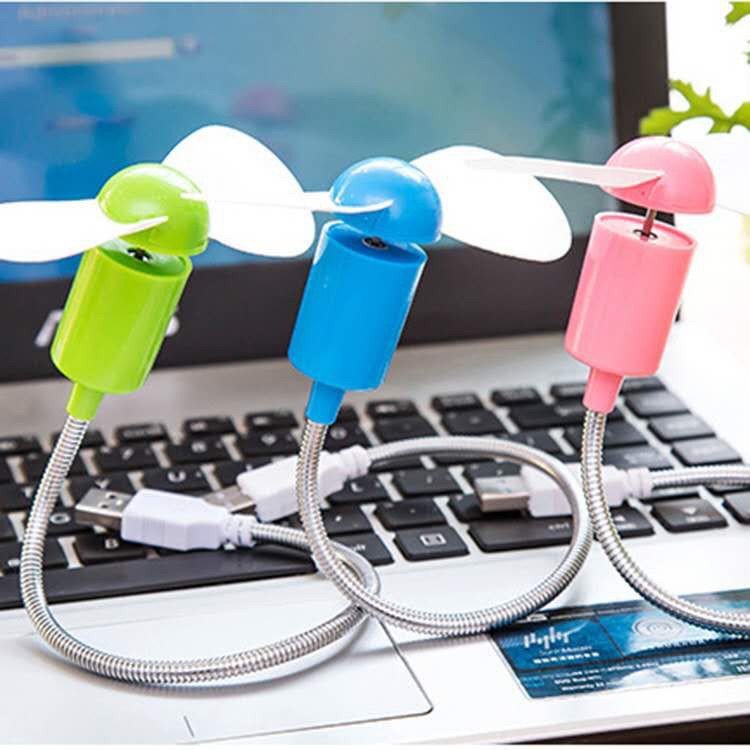 ภาพหน้าปกสินค้าLE - พัดลม Mini Fan USB ขนาดเล็กแบบพกพา งอได้ สำหรับคอมพิวเตอร์ L0195-L0196