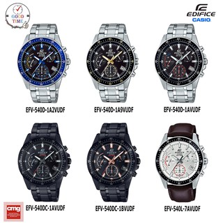 สินค้า Casio Edifice นาฬิกาข้อมือชาย รุ่น EFV-540D-1A2VUDF,EFV-540D-1A9VUDF,EFV-540D-1AVUDF (สินค้าใหม่ ของแท้ ประกัน CMG)