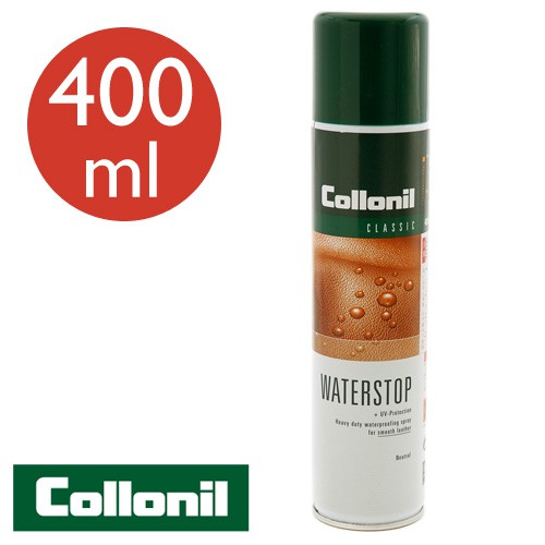 ภาพหน้าปกสินค้าCollonil Waterstop Spray 400 ml. สเปรย์กันน้ำ คราบหิมะ รังสียูวี เชื้อรา สำหรับหนังเรียบ หนังแคนวาส จากร้าน collonil บน Shopee