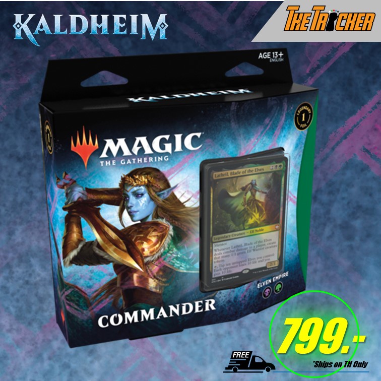 mtg magic kaldheim khm commander decks Amazon.com: Magic The Gathering Kaldheim Commander Deck – Phantom  Premonition | 100 Card Ready-to-Play Deck main image 1