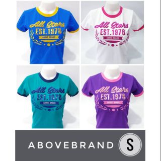 เสื้อยืดงานปักABOVE BRAND