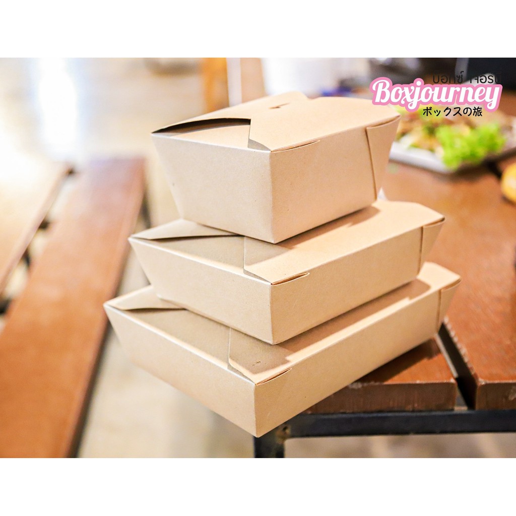 boxjourney-กล่องอาหารหูเกี่ยวคราฟท์-มี-3-ขนาด-50-ใบ-แพค