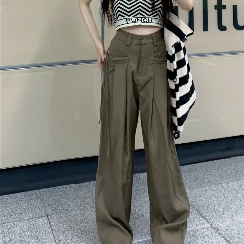 summer-girls-essential-loose-work-pants-student-drawstring-casual-pants-vertical-wide-leg-pants-slimming-straight-pants-womens-pants-mop-pants