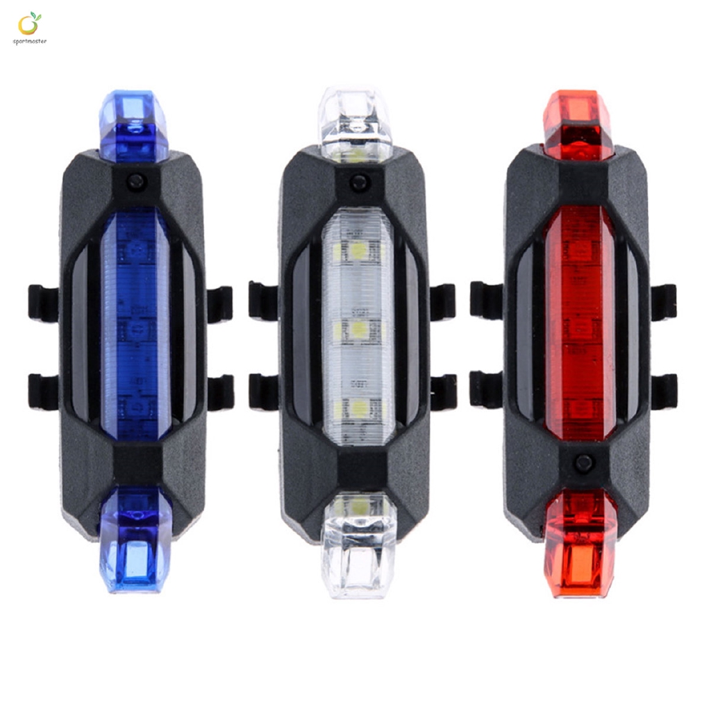 ภาพหน้าปกสินค้าไฟติดท้ายรถจักรยาน 5 LED USB จากร้าน sportmaster.th บน Shopee