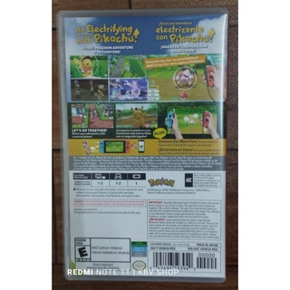 ภาพขนาดย่อของภาพหน้าปกสินค้า(มือ 2 พร้อมส่ง) Nintendo Switch : Pokemon Let's go Pikachu มือสอง มีภาษาอังกฤษ จากร้าน kbv.shop บน Shopee