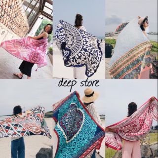 พร้อมส่ง/Summer Shawl ผ้าคลุมไหล่ Item เก๋ๆ เหมาะสำหรับ Summer