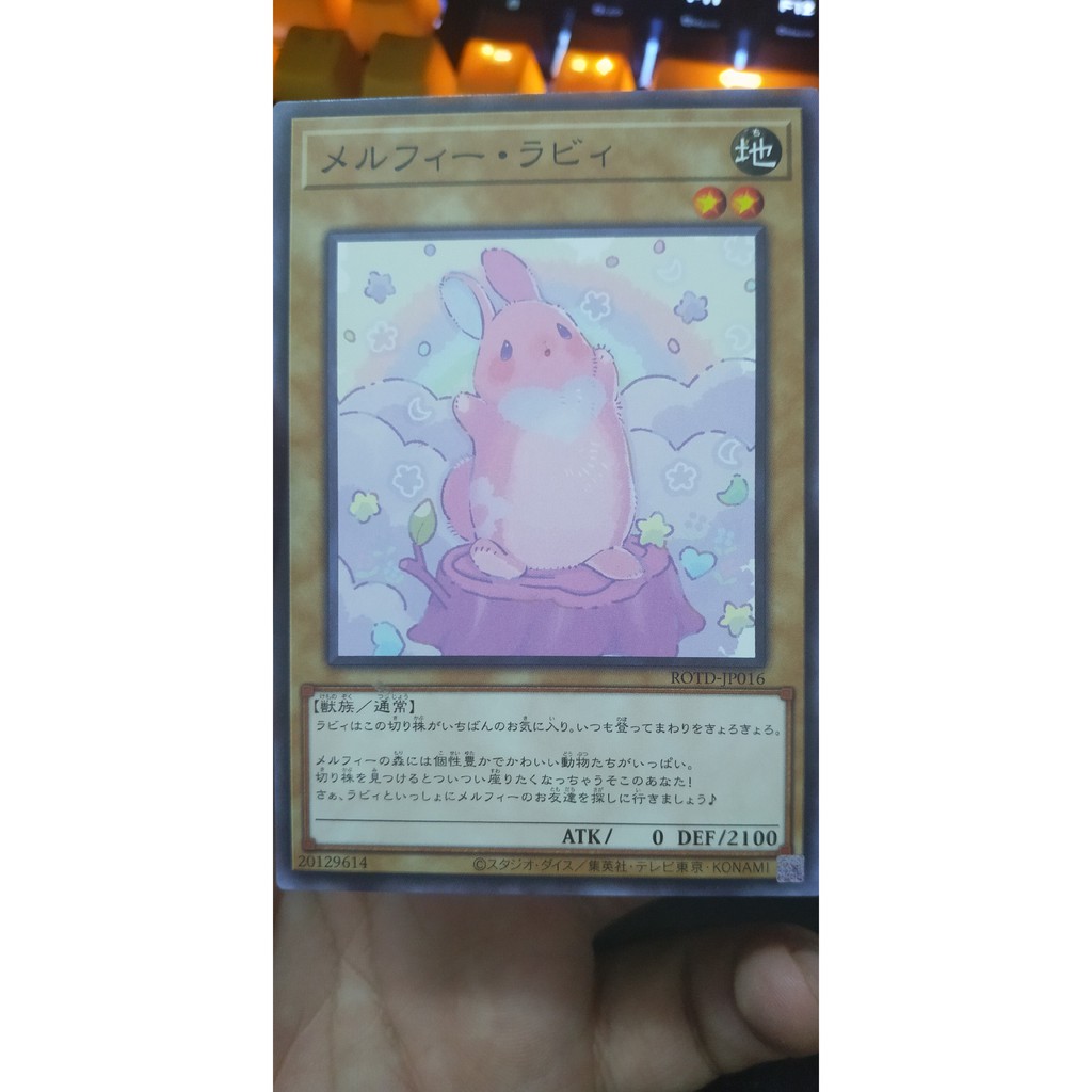 [ การ ์ ด Yugioh OCG ] ROTD-JP016 Melffy Rabby. ทั ่ วไป | Shopee Thailand
