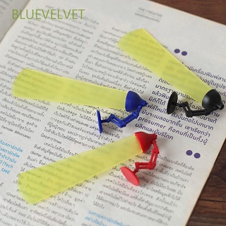 Bluevelvet คลิปที่คั่นหนังสือลายการ์ตูน 3D หลากสีสําหรับอ่านหนังสือ