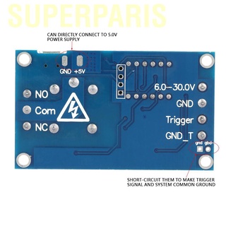 ภาพขนาดย่อของภาพหน้าปกสินค้าSuperparis DC 5-30V LED Display Delay On/Off Relay Module Trigger Cycle Timer Switch จากร้าน superparis.th บน Shopee ภาพที่ 4