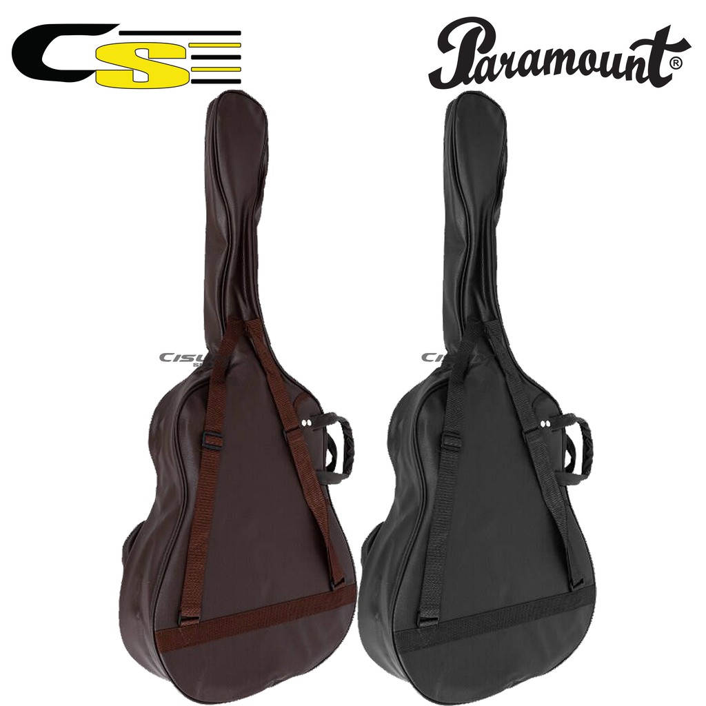 paramount-guitar-bag-กระเป่ากีตาร์โปร่ง-กระเป่ากีตาร์ไฟฟ้า-กระเป๋าเบส-บุฟองน้ำหนา-5ม-มีสายสะพายหลัง-รุ่น-qb-mb-15