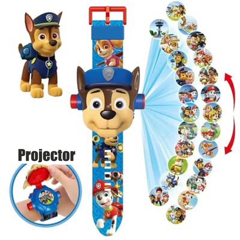 sabuy-paw-patrol-นาฬิกาเด็กฉายภาพ-นาฬิกาของเล่นเด็ก-ดิสนีย์-minnie-frozen-นาฬิกาฉาย-ของเล่นสำหรับเด็ก-นาฬิกาการ์ตูน-นาฬิกาสร้างสรรค์-ของขวัญสำหรับเด็ก