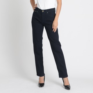 GSP Straight Easy Denim Jeans Pants กางเกงจีเอสพี กางเกงยีนส์ขายาว สีกรม (PL2PNV)