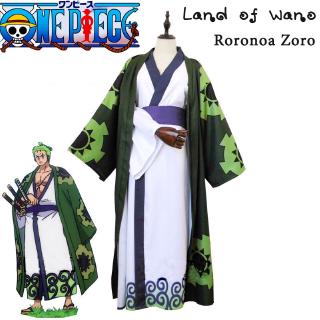 ภาพหน้าปกสินค้าชุดคอสเพลย์วันพีชชุดกิโมโนแฟชั่นสตรี Roronoa Zoro cosplay  Costume  Kimono one piece Pirate Luffy ที่เกี่ยวข้อง