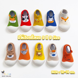 ภาพหน้าปกสินค้าBabyonline(X162)E6 รองเท้าเด็กหัดเดินข้อสั้นลายการ์ตูนน่ารัก ที่เกี่ยวข้อง