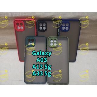 M33 🇹🇭✨เคสขอบนิ่ม​หลังแข็งขุ่นคลุมกล้อง For Galaxy A03 A13 5G A33 5G A53 5G M52 5G S21FE A23 A73 M33 5G  A53 M23 5G F23